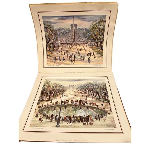Voila La Belle France Vintage 1953 Prints - Picture 5 of 6